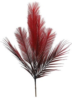 Artificial Feather Pampas Grass Red 75x40centimeter