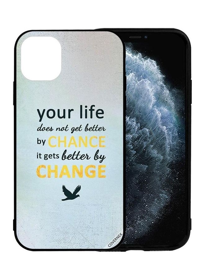 Covernex Apple iPhone 12 Pro Max Protective Case Cover Printed Featuring Better by Change DESIGN_1998 - Image 1