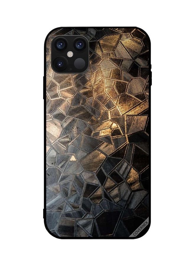 Covernex Apple iPhone 12 Pro Max Protective Case Cover Printed Featuring Glass Cutting Pattern DESIGN_1586 - Image 1
