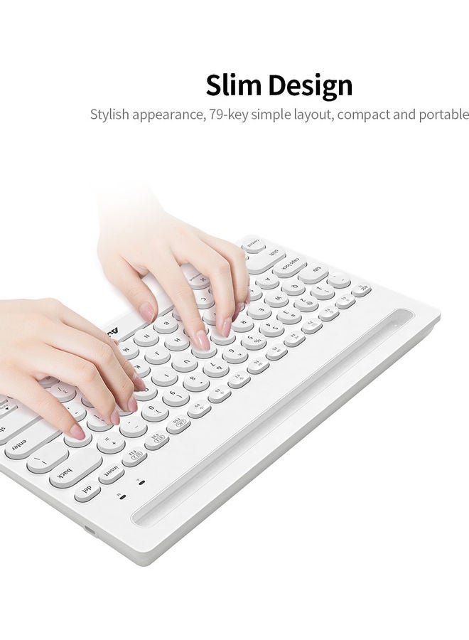 Portable Wireless Keyboard Black