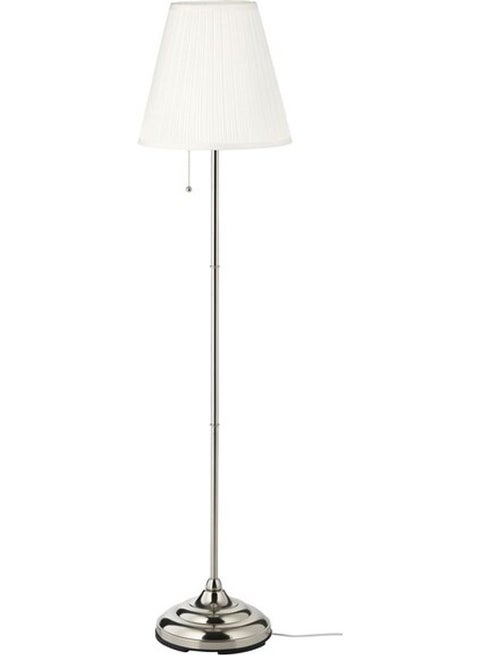 Floor Lamp Metal 204x100x155 White