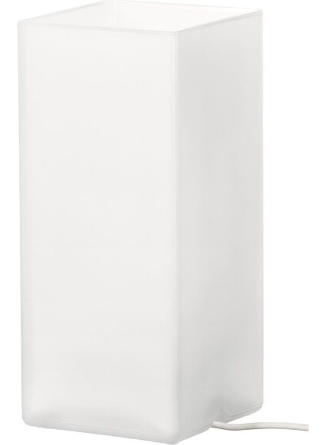 Table Lamp Frosted Glass White