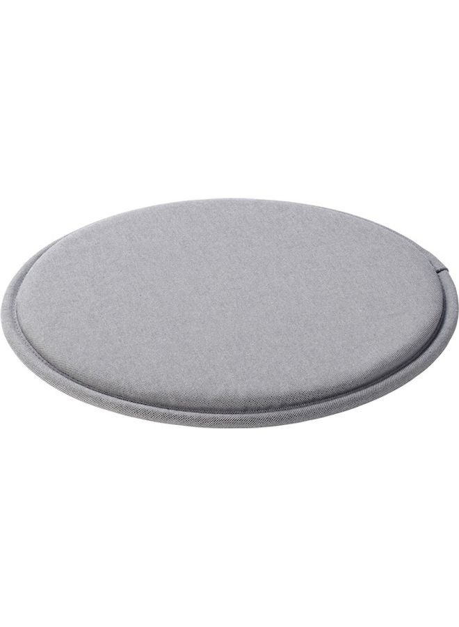 Round Chair Pad Grey 36x2.5cm - Image 2