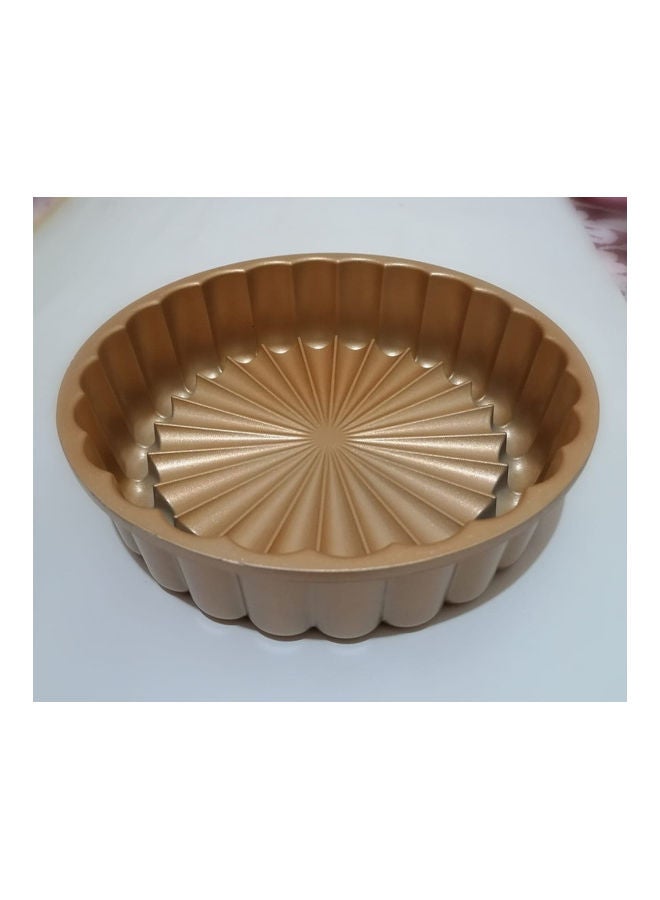 Charlotte Aluminum Case Nonstick Mould Gold 22x22x5.70cm - Image 2