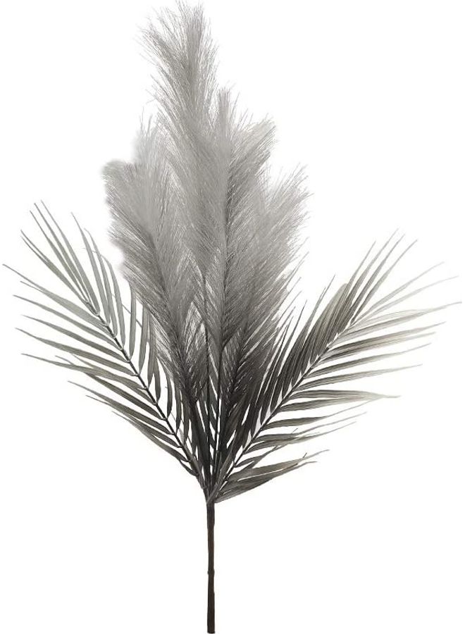 Artificial Feather Pampas Grass Grey 75x40centimeter - v1602711318/N41007814A_1