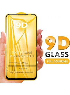 Glass 9D Tempered Glass Screen Protector For Huawei Nova 7i Black/Clear  - Image 3