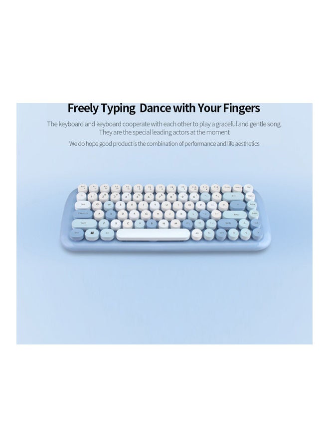 MOFI Wireless Keyboard Mouse Combo Green - Image 2