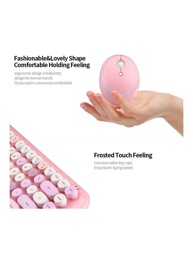 MOFI Wireless Keyboard Mouse Combo Blue - Image 4