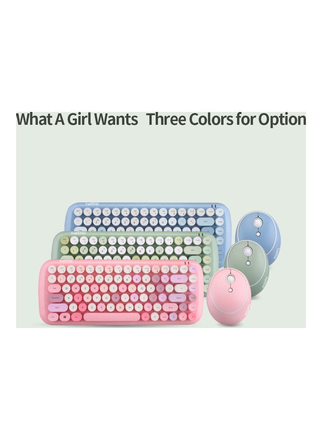 MOFI Wireless Keyboard Mouse Combo Blue - Image 3