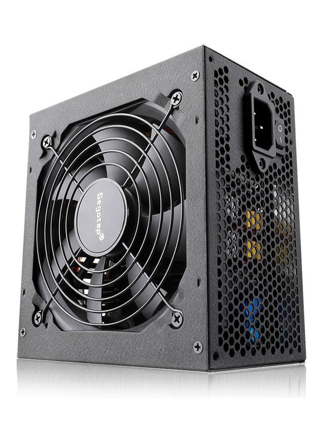 Segotep - 600W GP700G PC Computer Power Supply 28x12.5x19cm Black - Image 1
