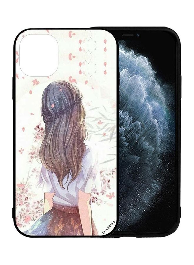 Covernex Apple iPhone 12 Pro Max Protective Case Cover Printed Featuring Cute Girl in Deep Thinking DESIGN_0835 - Image 1