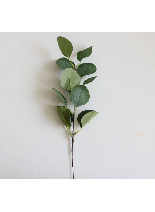 Simulation Eucalyptus Leaf Short Branch Green - Image 1