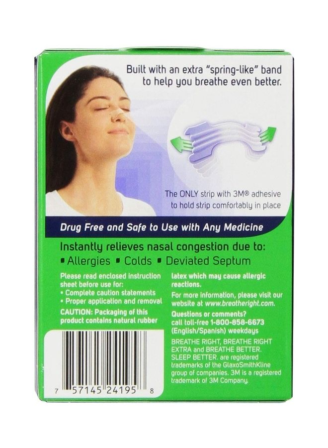 Extra Strength Clear Drug-Free Nasal Strips For Congestion Relief (26 Counts) - v1602715225/N41035741A_2