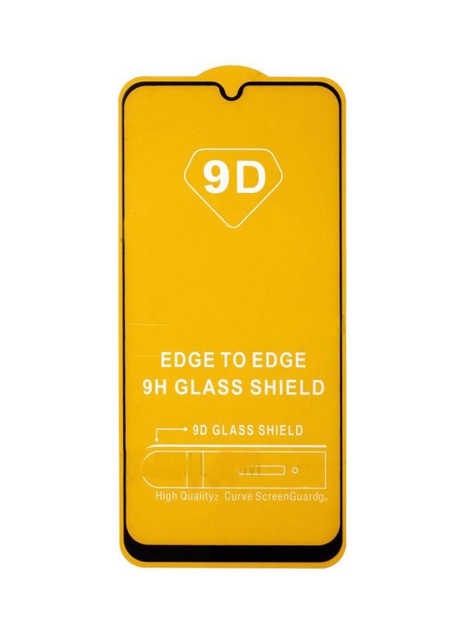 لاصقة حماية للشاشة من الزجاج المقوى 9D بتغطية كاملة لهاتف سامسونج جالاكسي A50 أسود - Image 1