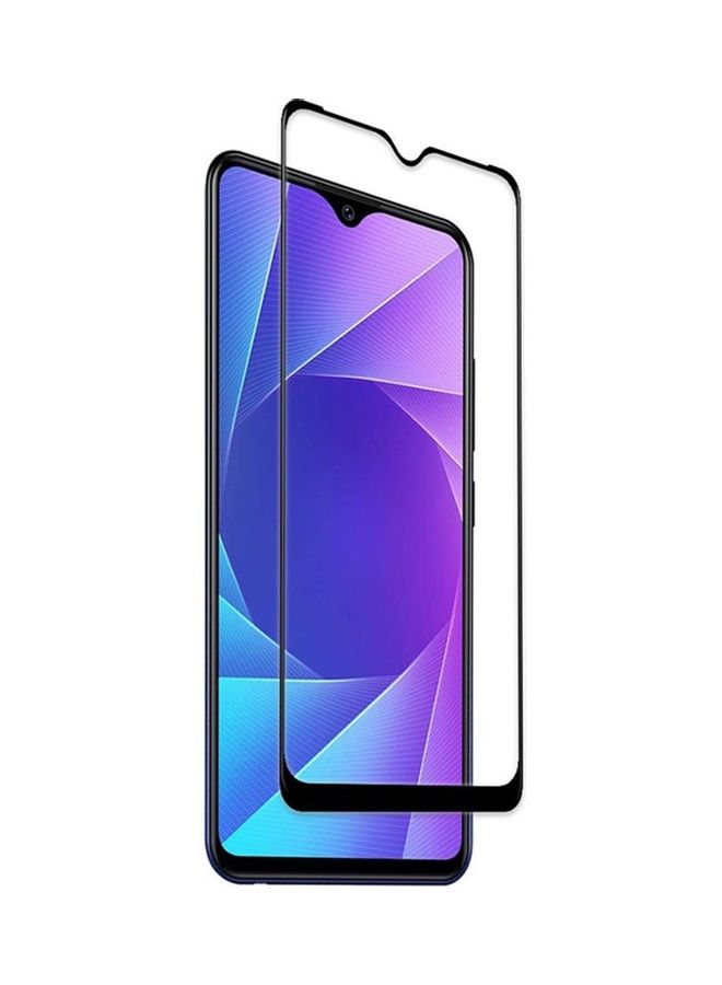 Glass 9D Tempered Glass Screen Protector For Samsung Galaxy A20S Black/Clear - Image 2