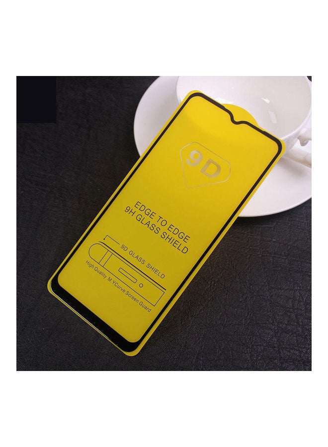 Glass 9D Tempered Glass Screen Protector For Samsung Galaxy A20S Black/Clear - Image 3