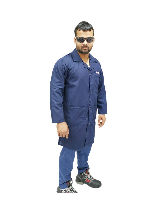 طه - معطف مختبر TC كحلي S - Image 1