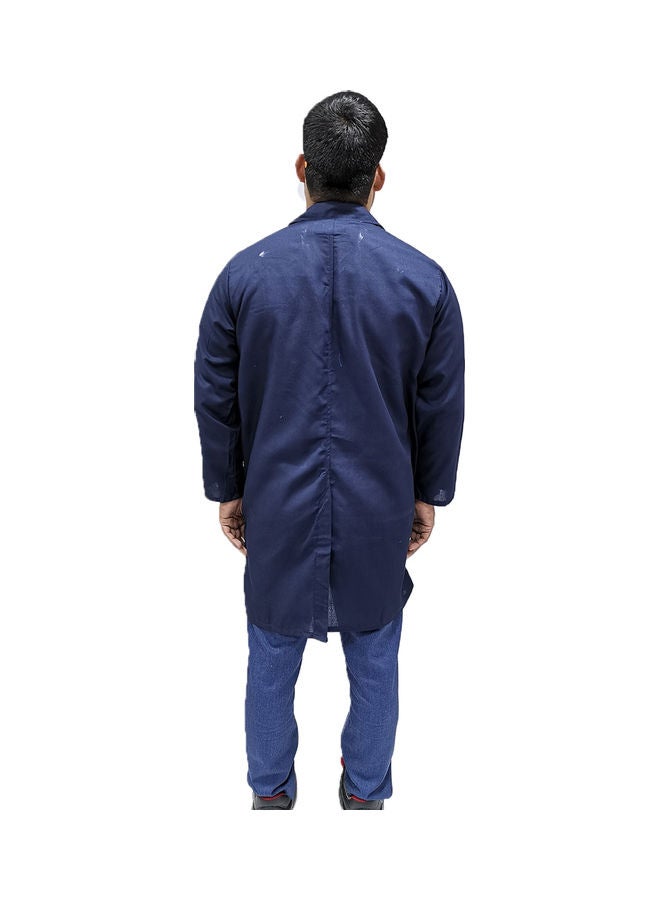 طه - معطف مختبر TC كحلي S - Image 1