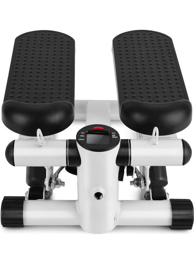 Mini Fitness Twist Stepper Electronic Display Home Exercise Equipment with Resistance Bands 30.5 x 33 x 20cm 30.5 x 33 x 20cm
