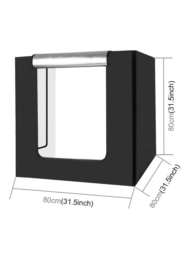 PULUZ Photo Lighting Studio Shooting Tent Box 80x80x80cm Black  - Image 2