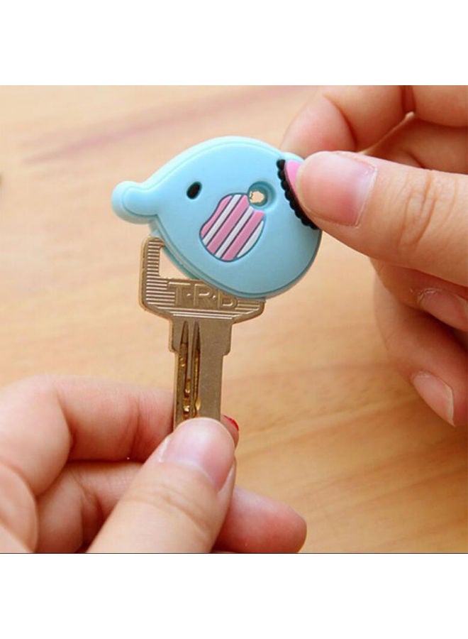 Cute Cartoon Animal Shape Soft Key Cap Protective Cover Multicolour 4 x 4 x 4cm - Image 2