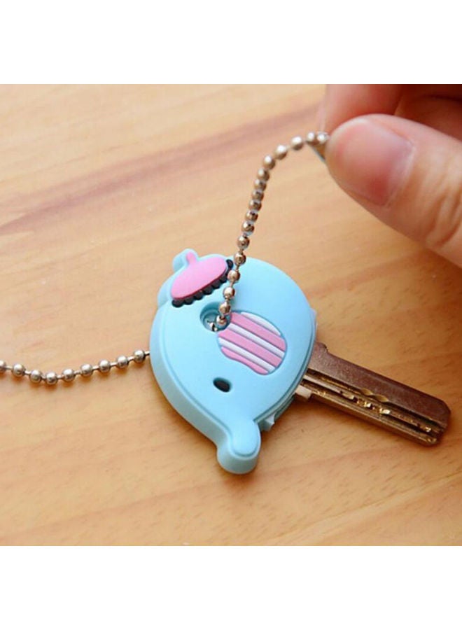 Cute Cartoon Animal Shape Soft Key Cap Protective Cover Multicolour 4 x 4 x 4cm - Image 1