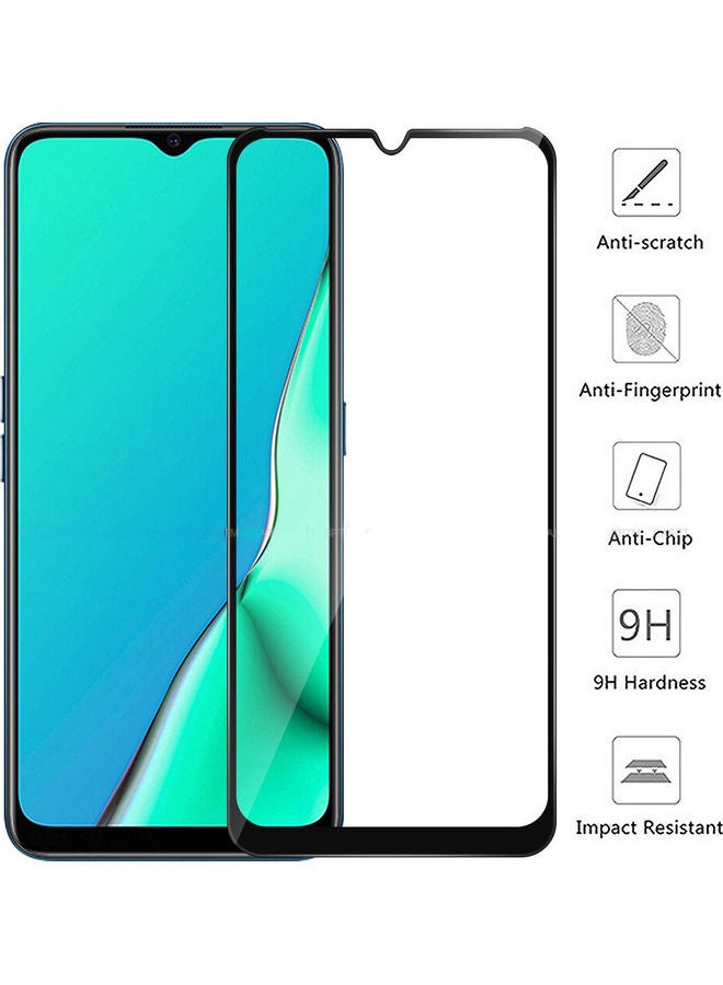 Tempered Glass 9D Tempered Glass For Oppo A5 2020/A9 2020 Black/Clear  - Image 4
