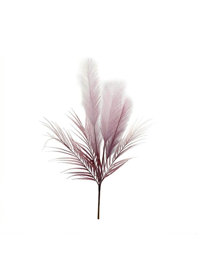 Yatai Artificial Feather Pampas Grass Purple 75x40centimeter - Image 1