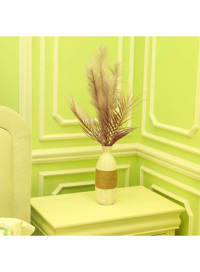 Yatai Artificial Feather Pampas Grass Purple 75x40centimeter - Image 3