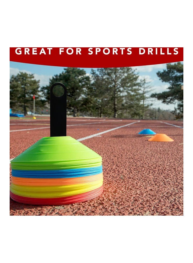 Spall 50-Piece Multipurpose Training Disk Cone Set 25cm  - Image 4