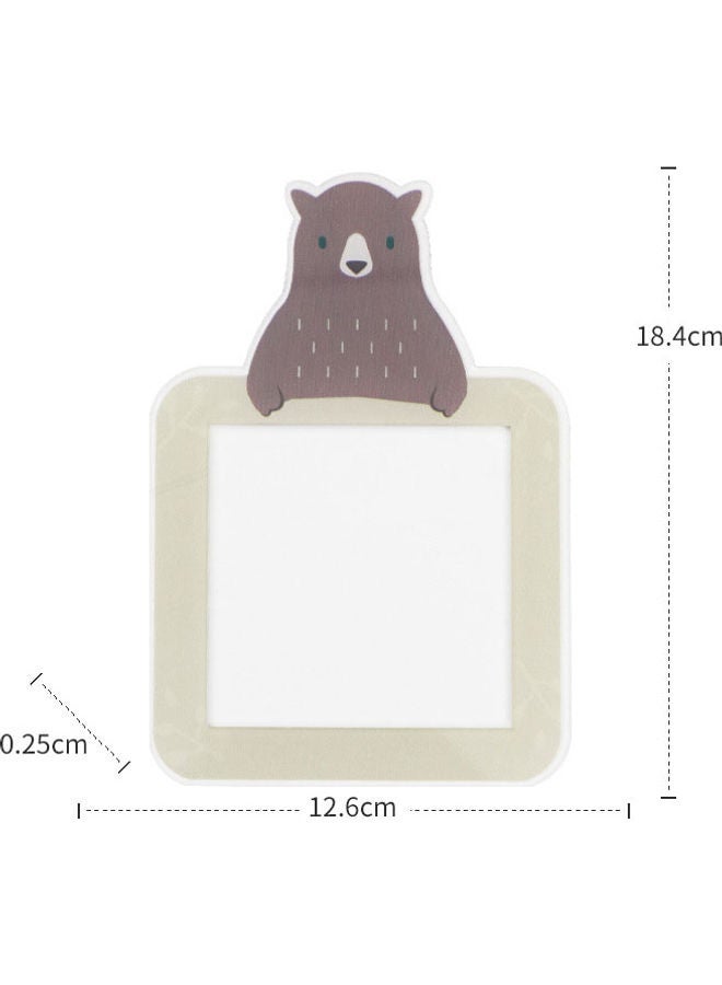 Polar Bear Wall Sticker for Switch Protection Cover Brown/Beige  - Image 1