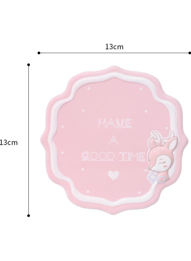 Children's Insulation Pad Fawn Pink 13 x 13cm