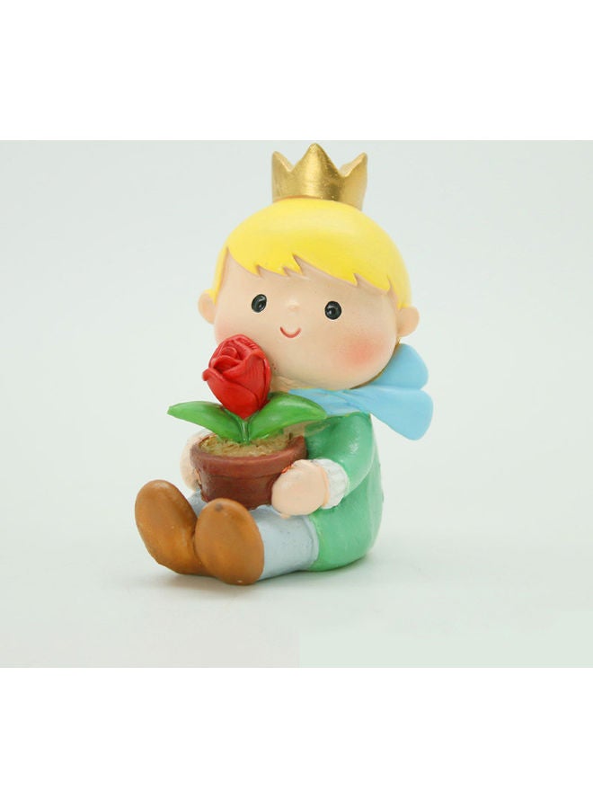 زينة لتزيين المكتب بتصميم لشخصية ليتل برينس من الرسومات الكرتونية (لون وردي) متعدد الألوان