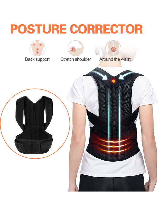 Generic Adjustable Posture Corrector Back Support Belt 37 x 26 x 4.5cm - Image 3