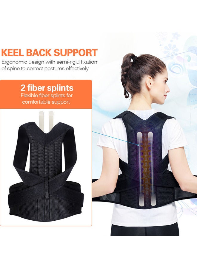 Adjustable Posture Corrector Back Support Belt 37 x 26 x 4.5cm - Image 3