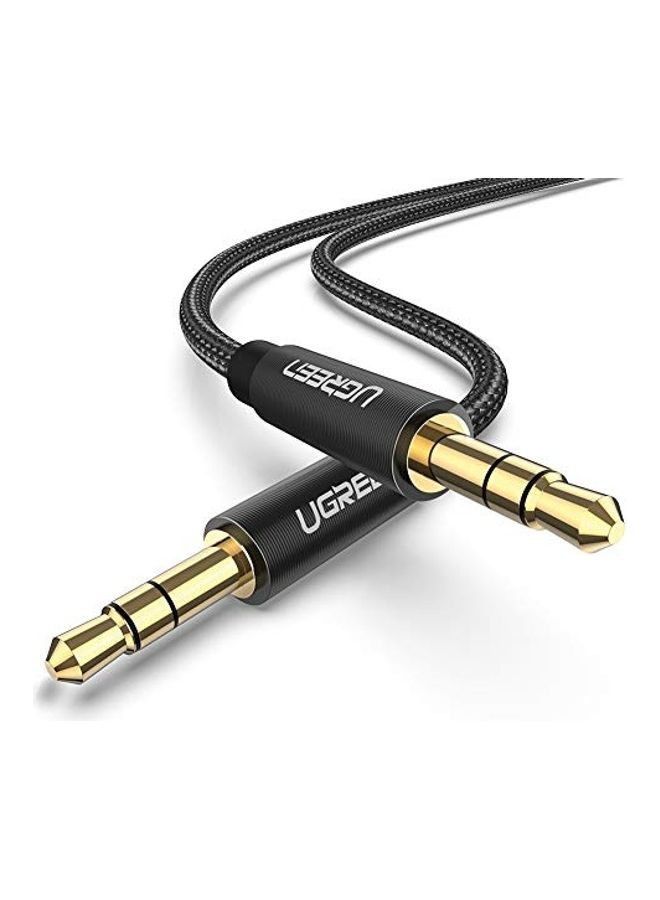 Flexible Braided Male To Male Lead Aux Jack Multicolour
