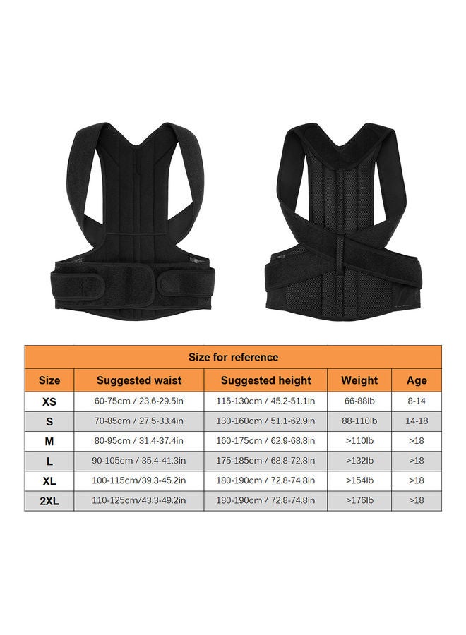 Adjustable Posture Corrector Back Support Belt 37 x 26 x 4.5cm - Image 5