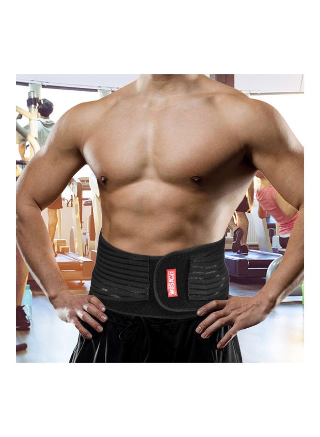 Generic Lumbar Waist Support Lower Back Brace Exercise Body Shaper Gym Fitness Belt for Men and Women 26.0x25.0x5.0cm  - Image 4