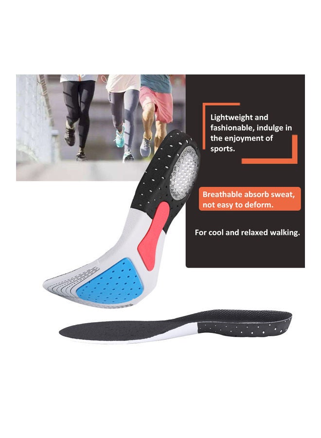 Generic - Orthopedic Foot Arch Support Sport Shoe Pad Running Gel Insoles Insert Cushion Insole Sneakers Pad Sweat-absorption and Flash Drying Foot Care Pads Fine Quality Sport Products - Image 1