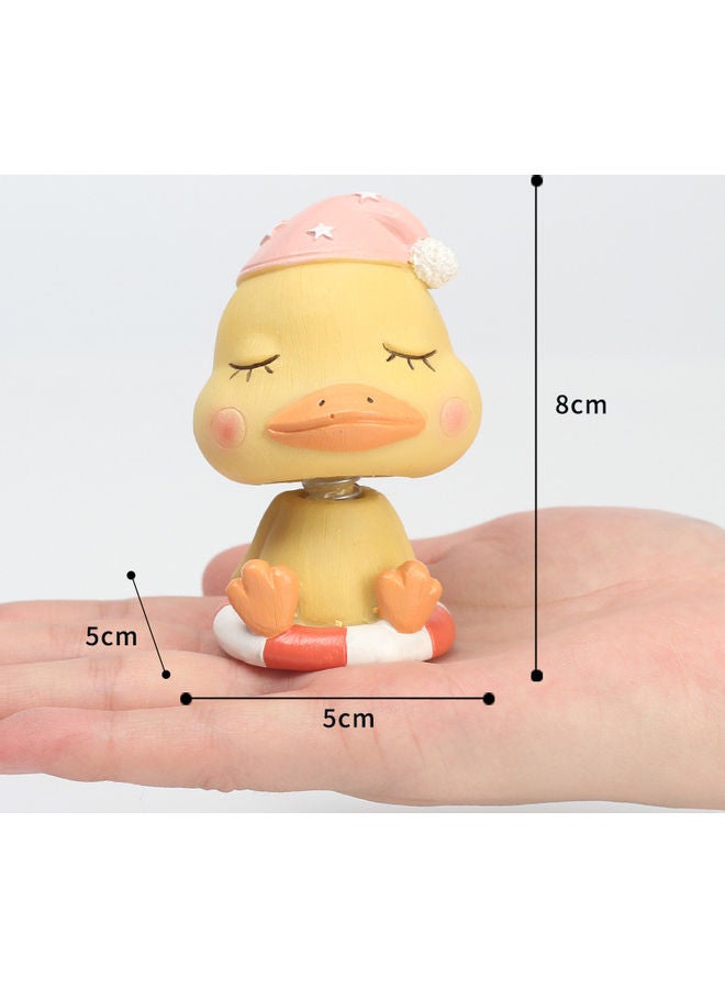Baby Hippo Moving Head Doll Ornaments Multicolour - Image 2