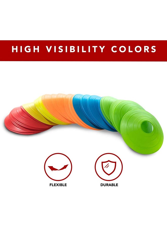 Spall 50-Piece Multipurpose Training Disk Cone Set 25cm  - Image 1