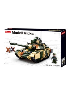 Sluban M38-B0756 Model Bricks-T90Ms Battle Tank (758 Piece) 758 11+ Years 