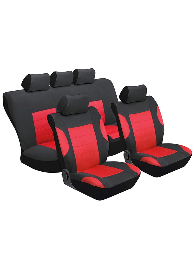 تايرول طقم أغطية لمقعد السيارة مكون من 11 قطعة مناسب لجميع أنواع السيارات - Image 1