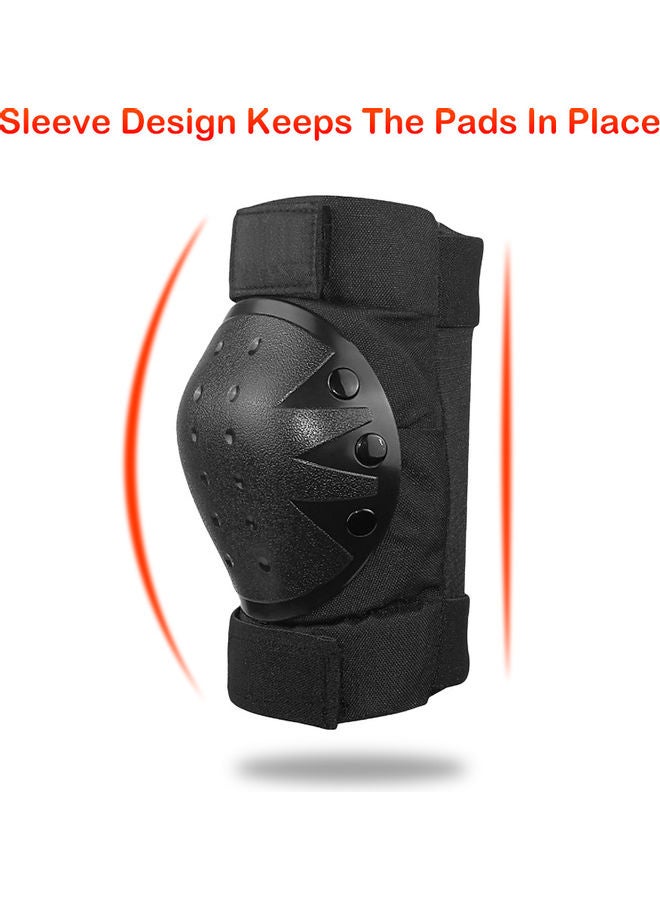 Protective Gear Set 7 in 1 Knee Elbow Pads Wrist Guards Helmet Multi Sports Safety Protection Pads for Kids Teenagers Scooter Skating Cycling - Image 4