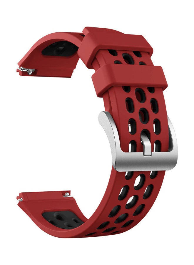 فينسوك سوار من السيليكون لساعة هواوي GT2e أحمر - Image 1