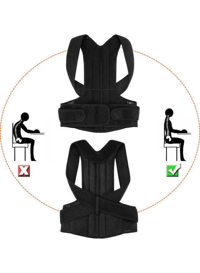 Adjustable Posture Corrector Back Support Belt 37 x 26 x 4.5cm - Image 5