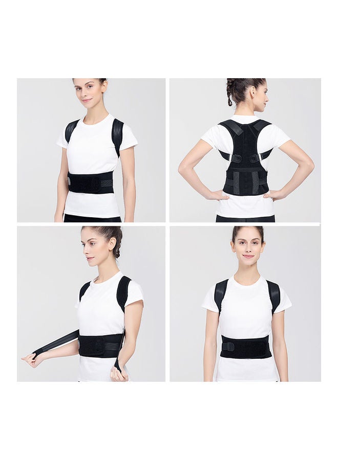 Generic Adjustable Back Posture Corrector Shoulder Support Brace Strap Lumbar Lower Back Relief Belt Men Women 22.0x14.0x4.0cm  - Image 3