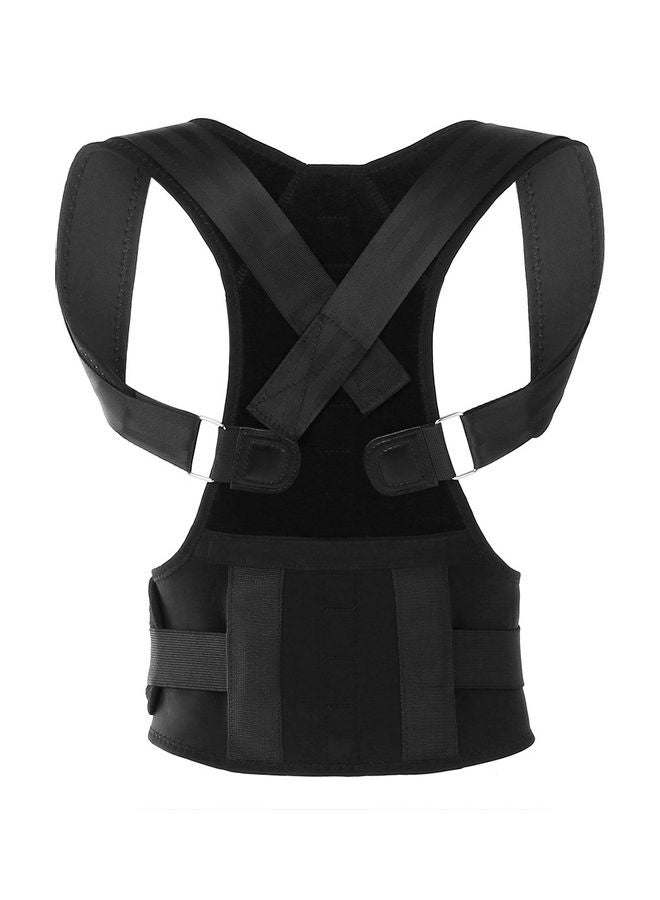 Generic Adjustable Back Posture Corrector Shoulder Support Brace Strap Lumbar Lower Back Relief Belt Men Women 22.0x14.0x4.0cm  - Image 5