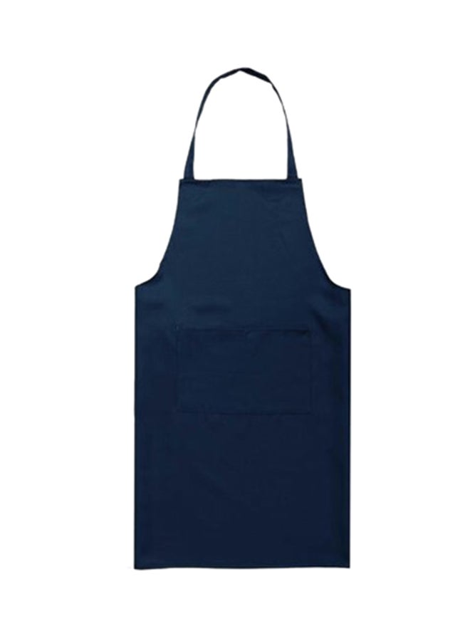 Cotton Apron Navy Blue  - Image 1