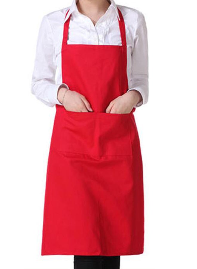 Cotton Apron Red - Image 2